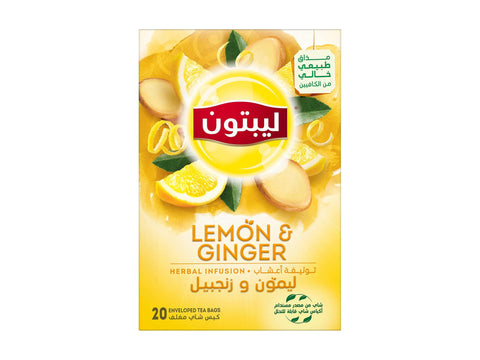 Lipton Herbal Infusions Lemon Ginger 20 Teabags