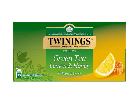 Twinings Green Tea Lemon + Honey 1.6g 25 Teabags