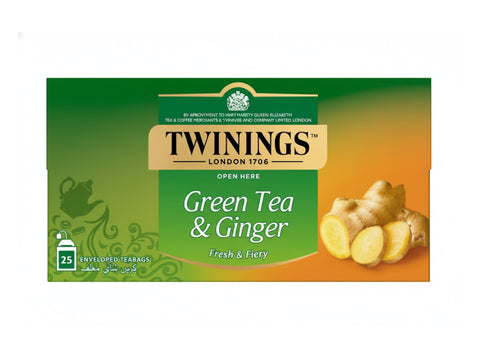Twinings Green Tea + Ginger 1.6g 25 Teabags