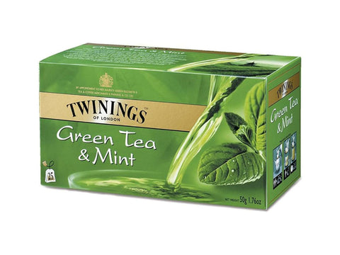 Twinings Green Tea + Mint Meast 1,5g 25 Teabags