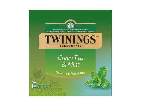 Twinings Green Tea + Mint Meast 5g 100 Teabags