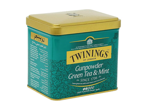Twinings Gunpowder + Mint Meast 200g Tin