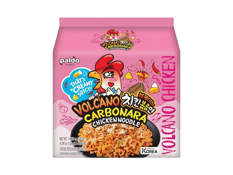 Paldo Volcano Cream Carbonara Chicken Noodles 130g