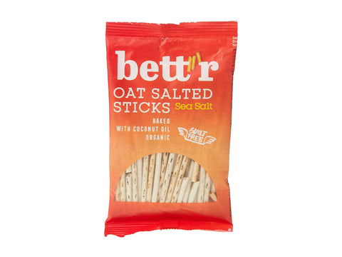 Bett'R Oat Salted Sticks Sea Salt 50g