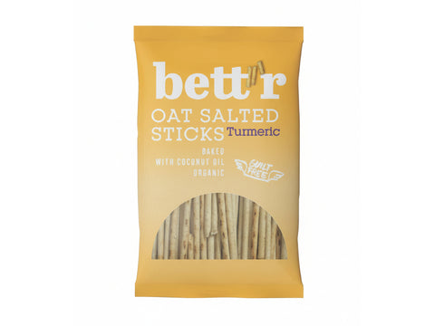 Bett'R Oat Salted Sticks Turmeric 50g