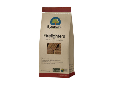 If You Care Fsc Certified Firelighters Bag 72 Pcs