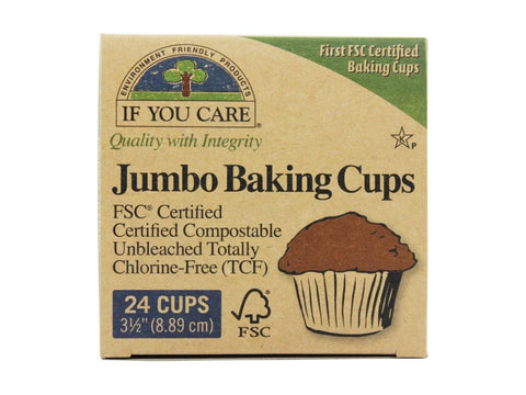 If You Care Jumbo Baking Cups 24 Pcs