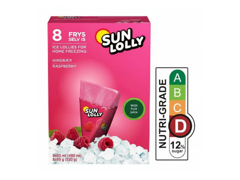 Sunlolly Raspberry 12x8x60ml