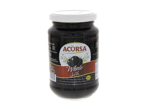Acorsa Olives Plain Black Sp 2x200g