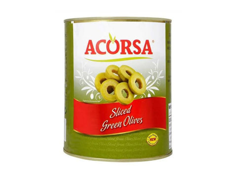 Acorsa Olives A10 Sliced Green 6x1,56kg