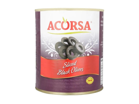 Acorsa Olives A10 Sliced Black 6x1,56kg