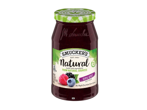 Smuckers Natural Triple Berry 8x17.25Oz