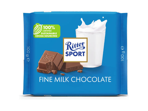 Ritter Sport Fine Milk Chocolate 100g