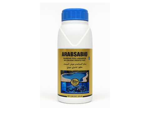 Arabsabio Pool & Aquarium Cleaner – Natural, Chlorine-Free & Eco-Friendly Water Care Solution 500Ml