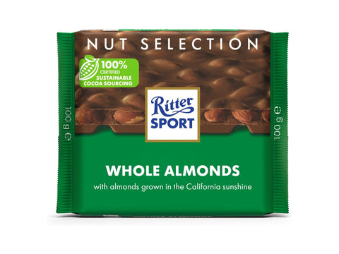 Ritter Sport Whole Almonds 100g