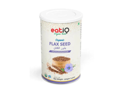 Eatiq Organic Foods Organic Flax Seed, 100g