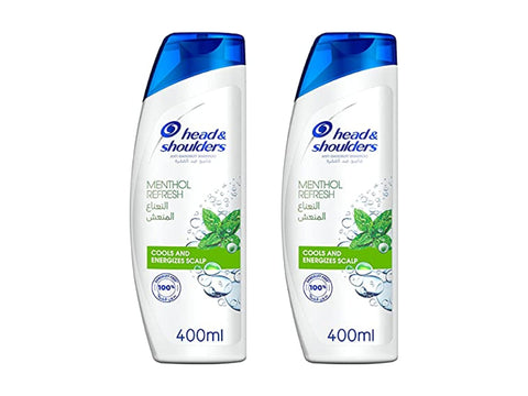 Head&Shoulders Menthol Refresh Anti-Dandruff Shampoo 2x400ml