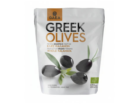 Gaea Organic Whole Kalamata Olives 150g