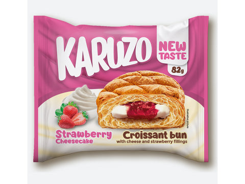 Karuzo Croissant  – Strawberry Cheesecake, 82g