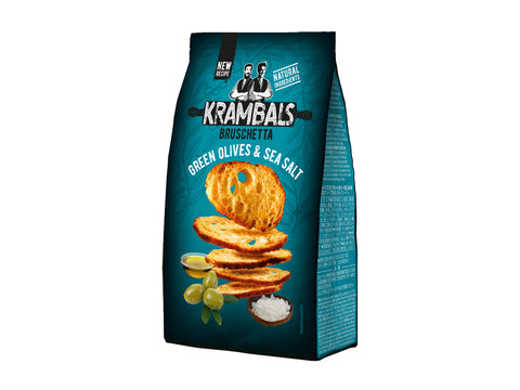 KRAMBALS Bruschetta - Olives & Sea Salt, 70g