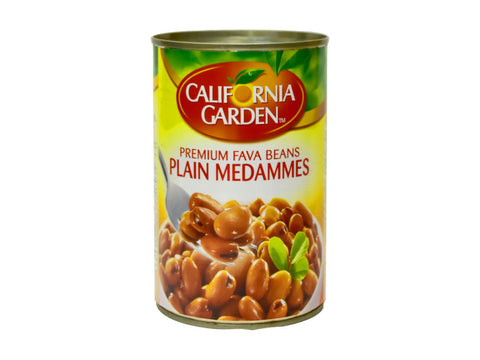 California Garden Premium Fava Beans Plain Medammes, 450g