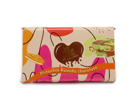 Fit Chocolate Pistachio Kunafa Chocolate, 250g