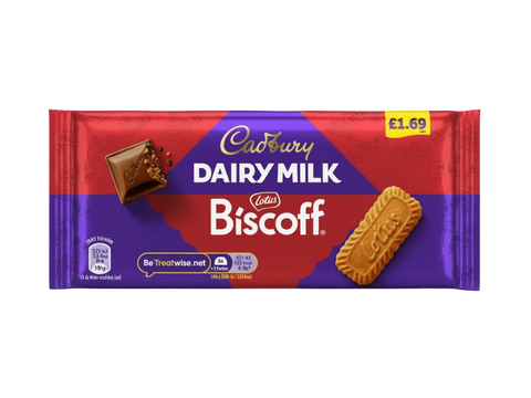 Cadbury Dairy Milk Lotus Biscoff 95g
