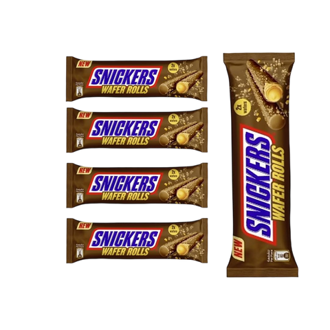 Snickers Peanut Wafer Rolls 5x14 x 24g x 5pk