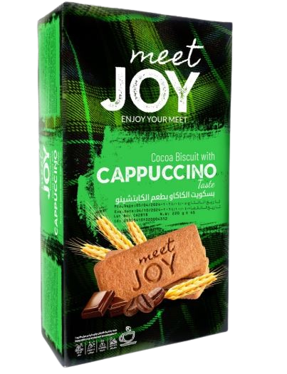 Meet Joy Cocoa Biscuit With Cappuccino 200g