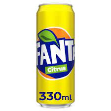 Soft Drink Fanta Citrus 330 Ml Can