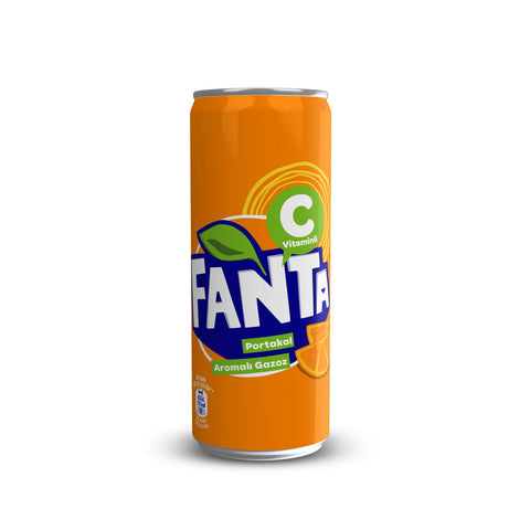 Soft Drink Fanta Orange 330 Ml Can