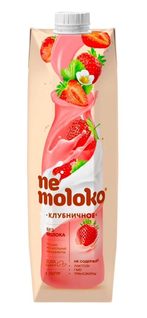 Soy Drink Nemoloko Strawberry 1l