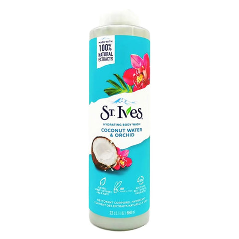 St.Ives Hydrating Body Wash Coconut Water And Orchid, 650 ml