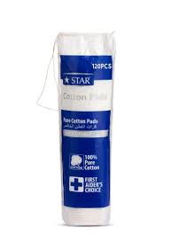 Star Cotton Pads 120 Pieces