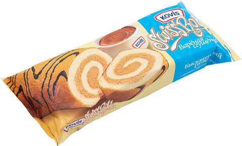 Swiss Roll Kovis Milk Cream 175g