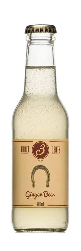 Three Cents Ginger Beer 24x200ml