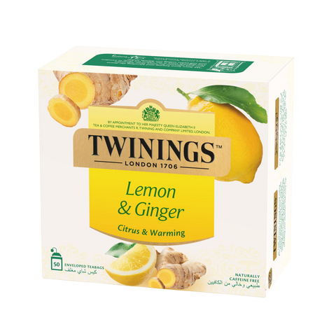 Twinings Infuso Lemon Ginger 50s