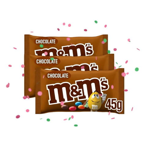 M&M's Milk Chocolate Candies 45g (Bundle of 3)