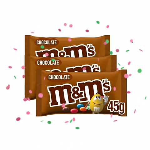 M&M's Milk Chocolate Candies 45g (Bundle of 3)