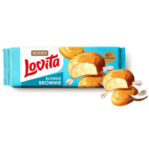 Roshen Lovita Blondie Brownie Coconut, 152g
