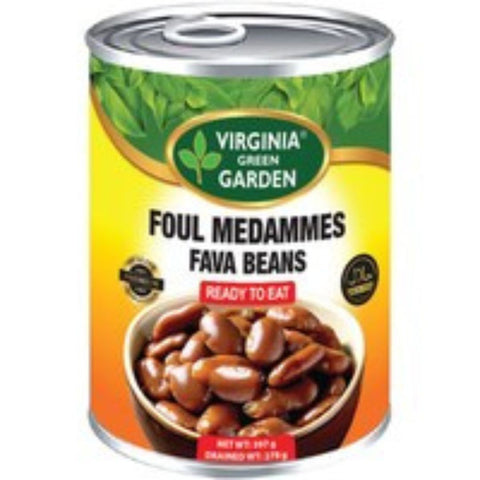 Virginia Green Garden Foul Medammes Fava Beans, 397g