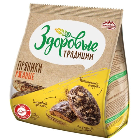 Zdorovie Traditsii gingerbread Rye 340g