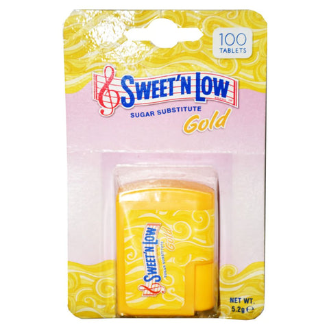 Sweet’N Low Low Calorie Sweetener Gold, 100tblts