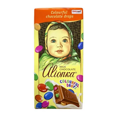 Uniconf Alionka Milk Chocolate Colorful Chocolate Drops, 90g