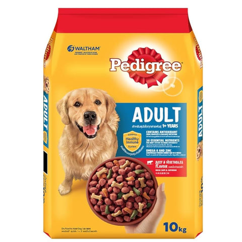 Pedigree Adult Dog Food Beef &amp; Vegetable, 10kg