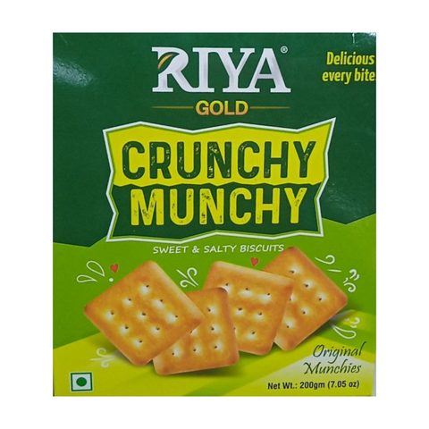 Riya Gold Crunchy Munchy Sweet & Salty Biscuits, 200g