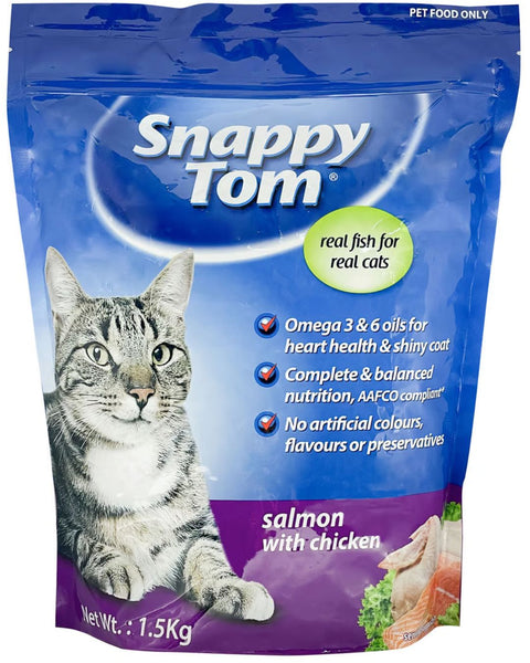 Snappy Tom Salmon with Chicken, 1.5kg