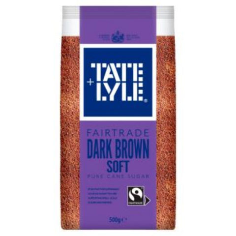 Tate and Lyle Dark Brown Cane Sugar, 500g
