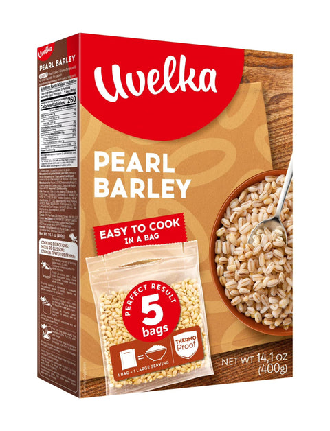 Uvelka Pearl Barley In Bags 5X80G