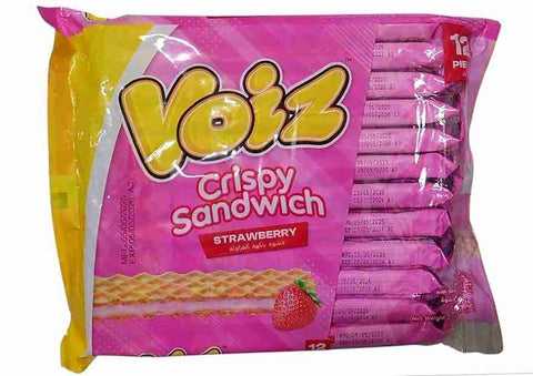 Voiz Crispy Sandwich Strawberry